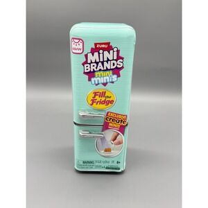 ZURU Mini Brands Minis "Fill the Fridge" Playset with Light-Up Fridge Kitchen